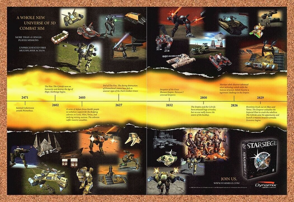 2000 Starsiege Tribes PC Original Ad v6 - for just $21.49! 
