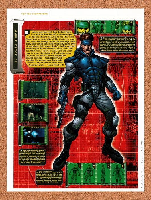 2000 Metal Gear Solid Snake Original Ad vr4 - for just $16.57! 
