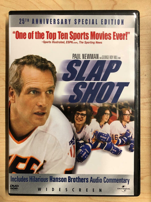Slap Shot (DVD, 1977, 25th Anniversary Edition, widescreen) - L05 - for just $3.25! 
