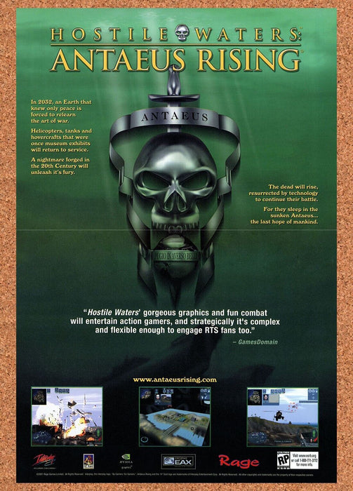 2003 Hostile Waters PC Original Ad - for just $21.49! 
