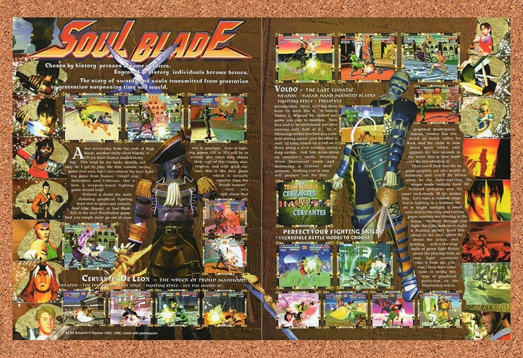 1997 Soulblade PS1 Original Advertisement vr6 - for just $23.99! 