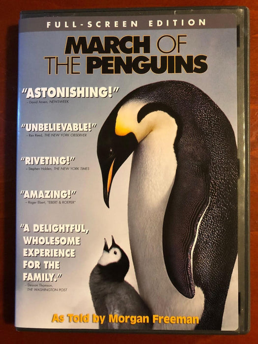March of the Penguins (DVD, 2005, full screen) - J1105 - for just $1.99! 