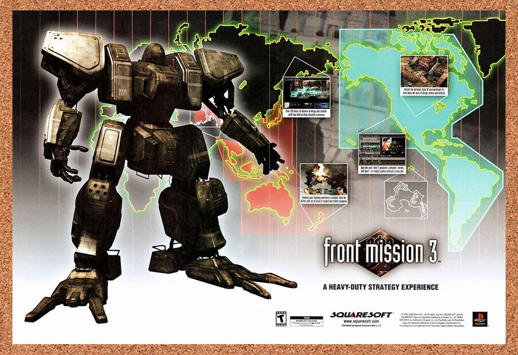 2002 Front Mission 3 PS2 Original Ad - for just $21.49! 