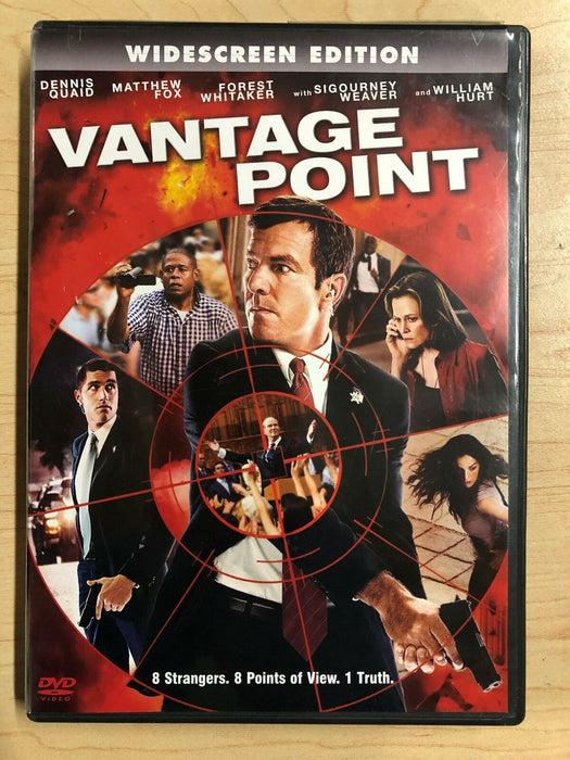 Vantage Point (DVD, 2008, Widescreen) - J1231 - for just $1.99! 