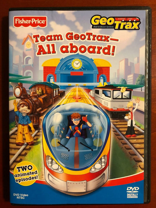 Team GeoTrax - All Aboard (DVD, Fisher-Price, 2 episodes) - I0123 - for just $1.99! 