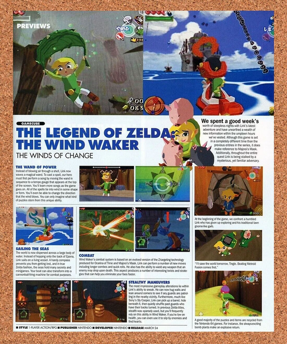 2004 Zelda Wind Waker GameCube Original Ad v4 - for just $17.99! 