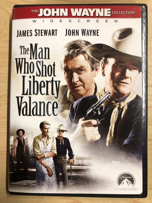 The Man Who Shot Liberty Valance (DVD, 1962, Widescreen, John Wayne) - L01 - for just $2.99! 