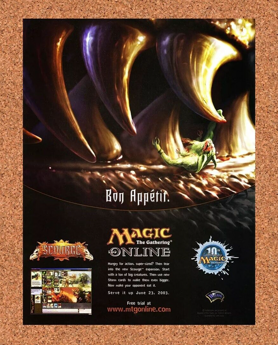 2005 Magic The Gathering Online PC Original Ad - for just $17.99! 