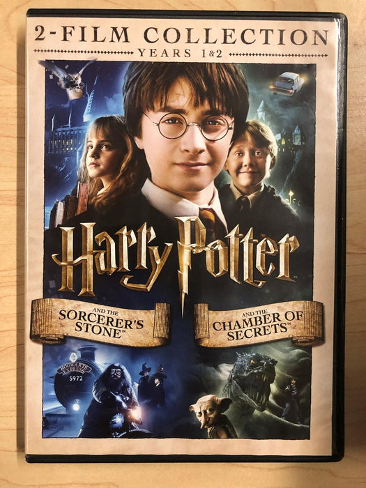 Harry Potter - Sorcerers Stone, Chamber of Secrets (DVD, double feature) - L02 - for just $2.99! 