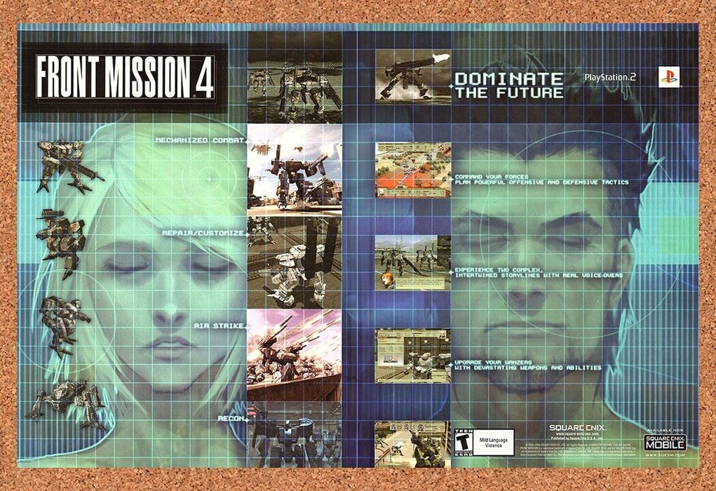 2004 Original Front Mission 4 PS2 Ad - for just $21.49! 
