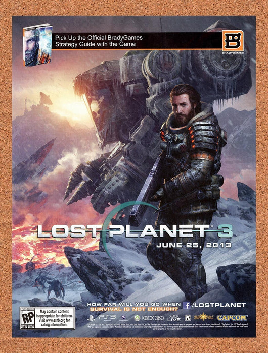 2013 Lost Planet 3 Xbox 360 Original Ad v1 - for just $17.99! 