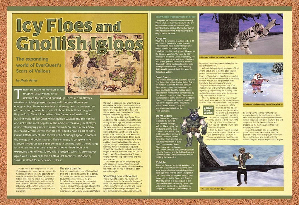 2000 EverQuest Scars Of Velious Early Preview Original Advertisement vr3 - for just $23.99! 