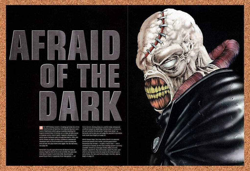 1999 Resident Evil 3 Nemesis PS1 Original Ad v6 - for just $21.49! 