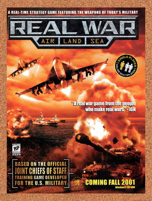 2001 Real War PC Original Ad v1 - for just $17.99! 