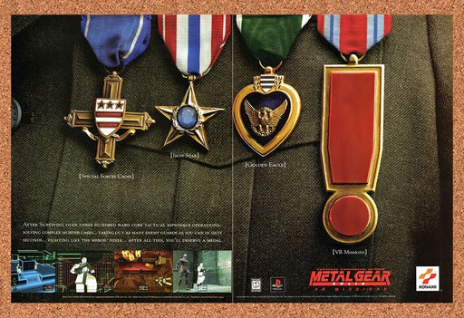 1999 Metal Gear Solid VR Missions PS1 Original Ad v1 - for just $18.69! 