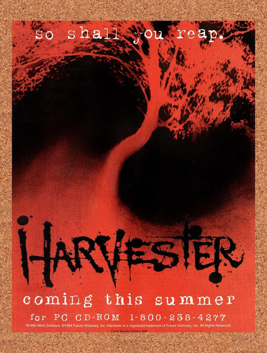 1994 Harvester PC Original Ad v1 - for just $17.99! 