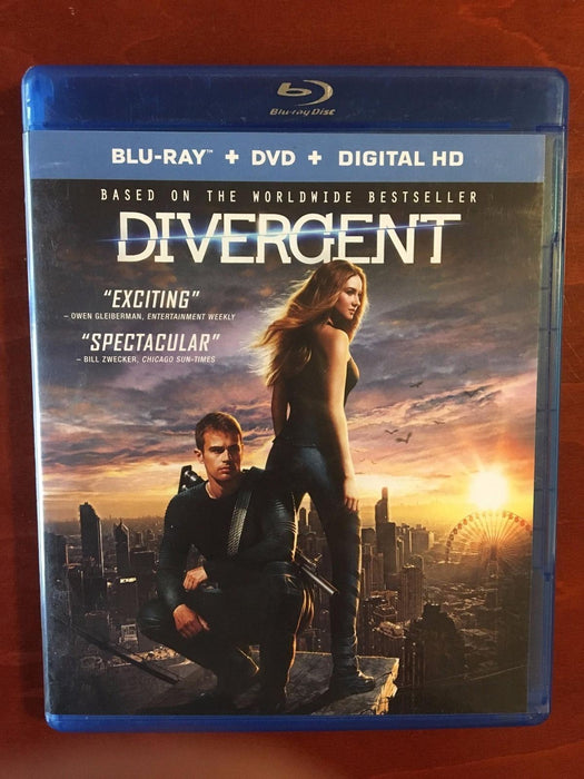 Divergent (Blu-ray and DVD, 2014) - J0917 - for just $2.25! 