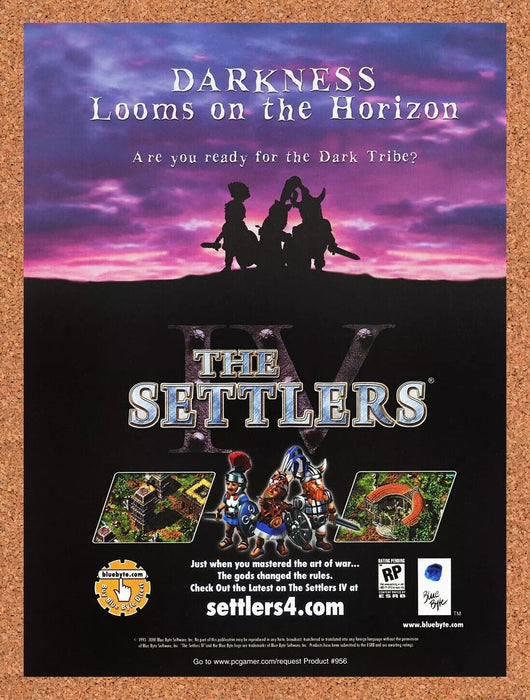 2002 Settlers IV PC Original Ad - for just $17.99! 