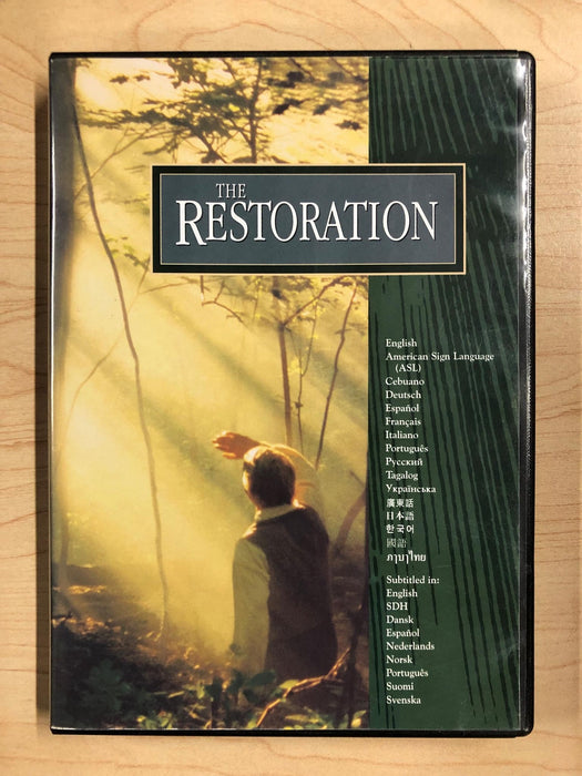 The Restoration (DVD, The Church of Jesus Christ of Latter-Day Saints) - J1231 - for just $1.99! 