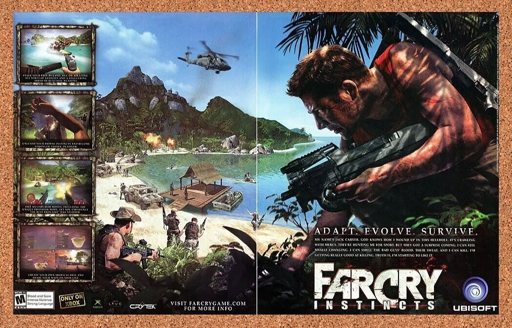 2005 Far Cry Instincts Xbox Original Ad - for just $21.49! 
