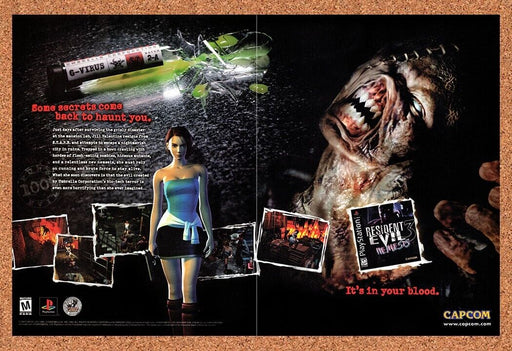 1999 Resident Evil 3 Nemesis PS1 Original Ad v7 - for just $18.69! 