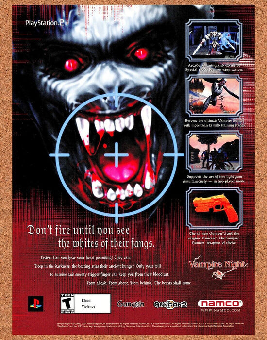 2003 Vampire Night PS2 Original Ad v1 - for just $17.99! 