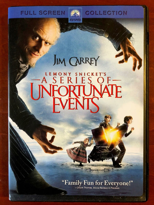 Lemony Snickets A Series of Unfortunate Events (DVD, 2004, Full Screen) - K8 - for just $1.99! 
