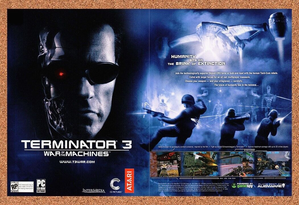 2005 Terminator 3 Wars Of The Machines PC Original Ad - for just $21.49! 