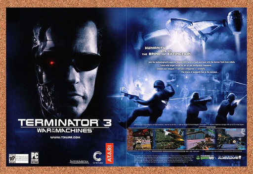 2005 Terminator 3 Wars Of The Machines PC Original Ad - for just $21.49! 