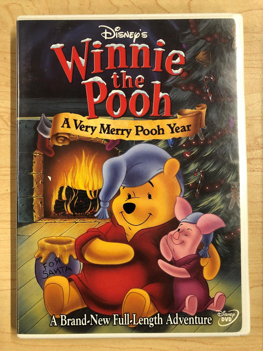 Winnie the Pooh - A Very Merry Pooh Year (DVD, 2002, Disney, Christmas) - L05 - for just $4.99! 