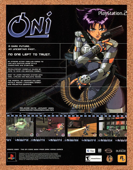 2003 Oni PS2 Original Ad - for just $17.99! 