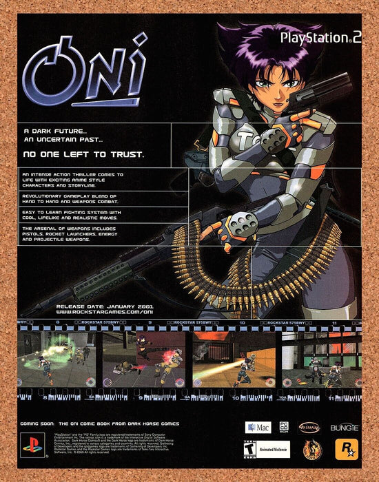 2003 Oni PS2 Original Ad - for just $17.99! 