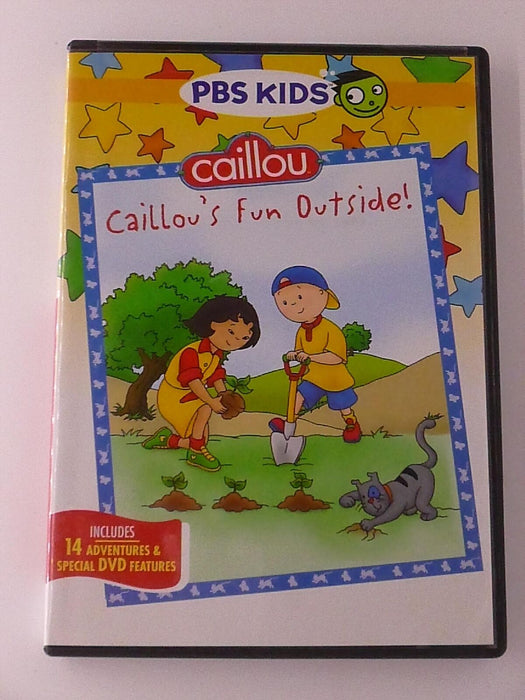 Caillou - Caillous Fun Outside (DVD, PBS Kids, 14 adventures) - K0303 - for just $1.99! 