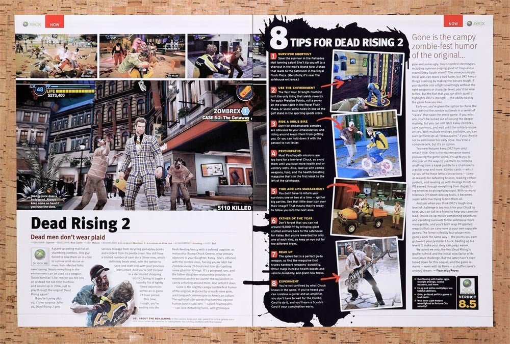 2010 Dead Rising 2 8 Tips Original Ad v2 - for just $21.49! 