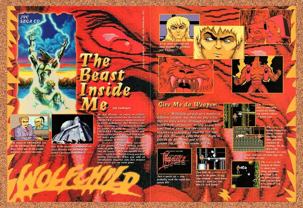 1993 Wolfchild Genesis Original Ad v2 - for just $21.49! 
