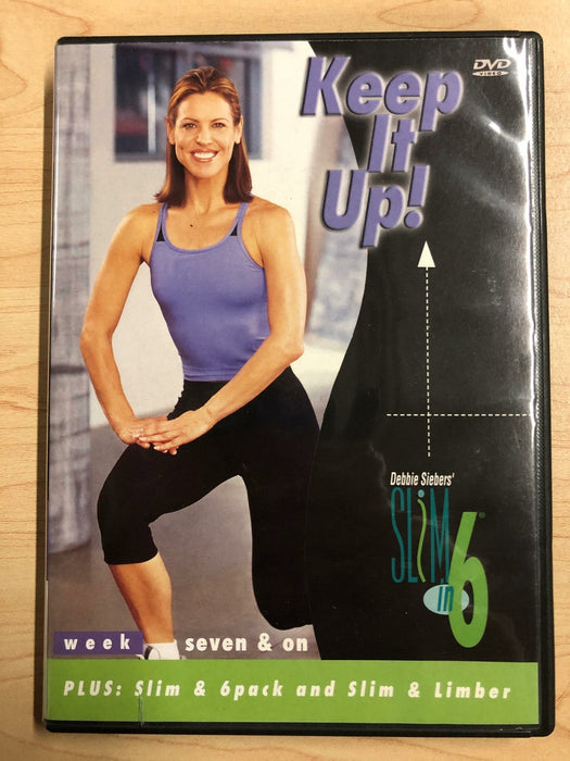 Debbie Siebers Slim in 6 - Keep It Up Week 7 and On (DVD, exercise) - I1030 - for just $1.99! 