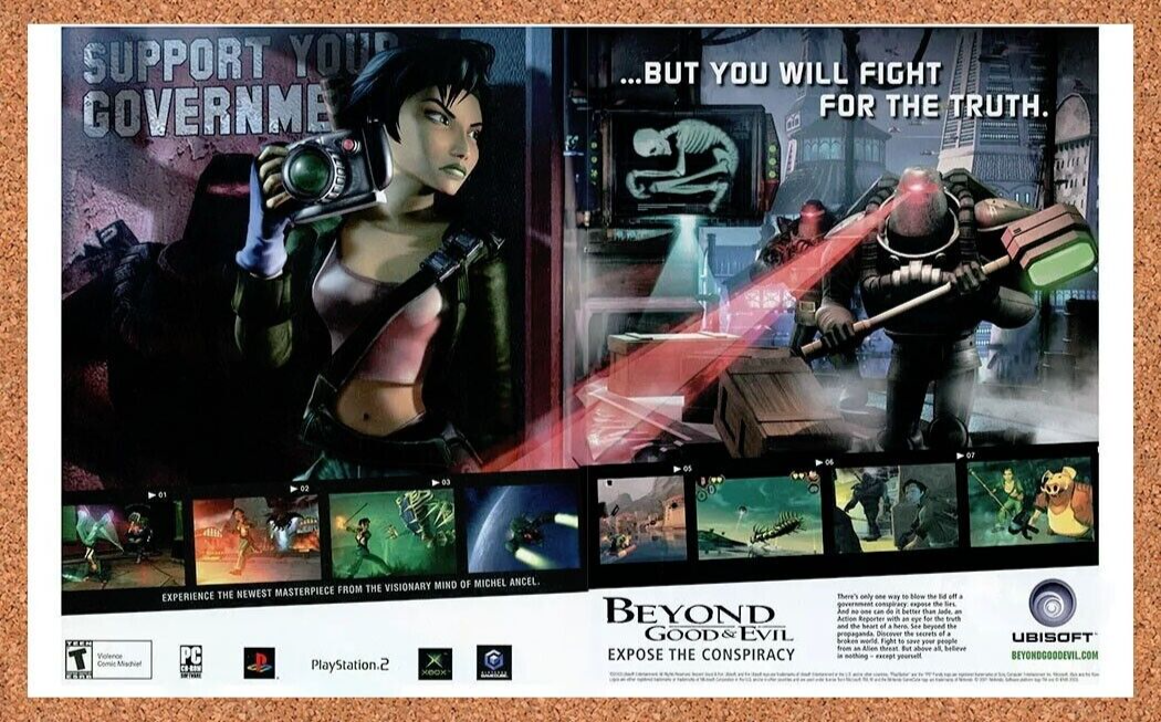 2004 Beyond Good And Evil GameCube Original Ad v3 - for just $21.49! 