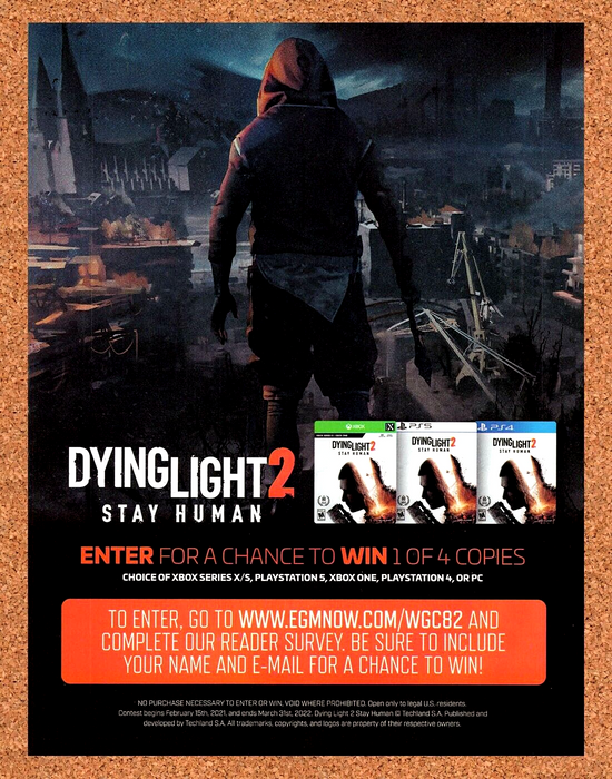 2020 Dying Light 2 Stay Human PS4 Original Ad - for just $17.99! 