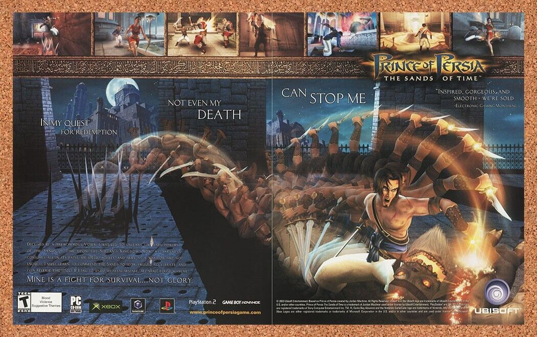 2005 Prince of Persia Sands of Time PS2 Original Ad - for just $21.49! 