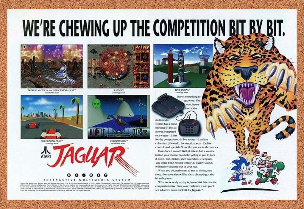 1994 Atari Jaguar Console Original Ad v5 - for just $21.49! 
