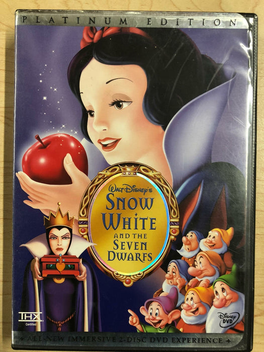 Snow White and the Seven Dwarfs (DVD, Disney, 1937, Platinum Edition) - STK - for just $5.99! 