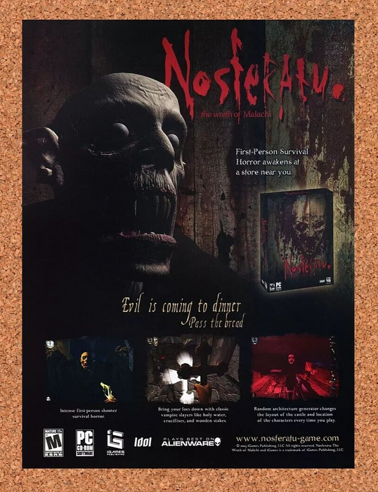 2005 Nosferatu Wrath Of Malachi PC Original Ad - for just $17.99! 