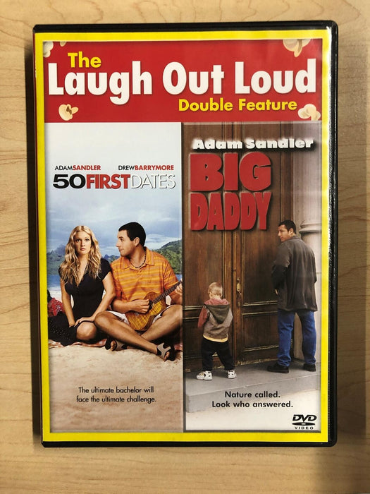 50 First Dates - Big Daddy (DVD, Adam Sandler Double Feature) - K5 - for just $2.50! 