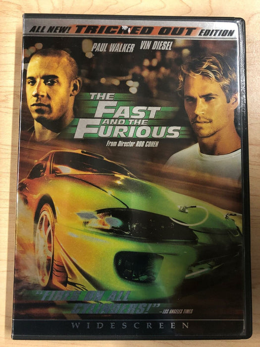 The Fast and the Furious (DVD, 2001, Tricked Out Edition Widescreen) - K8 - for just $1.99! 