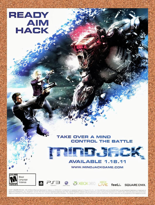 2011 MindJack Xbox 360 Original Ad v1 - for just $17.99! 