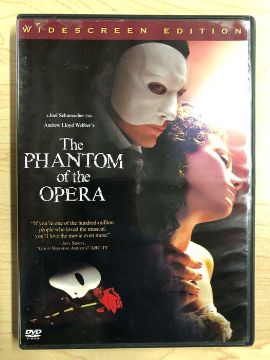 The Phantom of the Opera (DVD, 2004, Widescreen, Andrew Lloyd Webber) - K0107 - for just $1.99! 