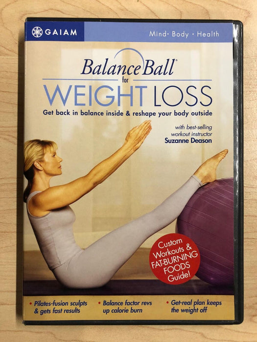 Balance Ball for Weight Loss (DVD, Gaiam, exercise) - J0319 - for just $1.99! 