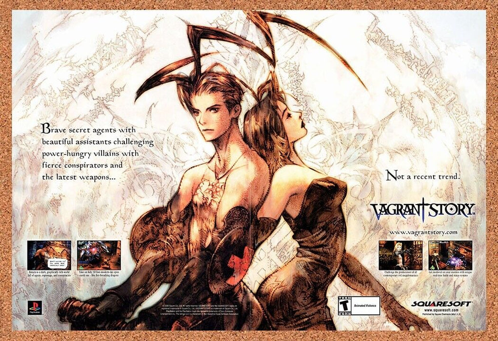 2000 Vagrant Story PS1 Original Ad - for just $21.49! 