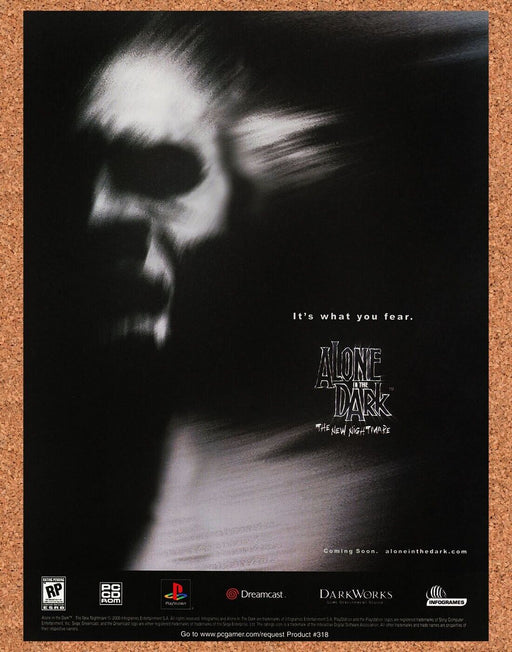 2002 Alone In The Dark PS1 Original Horror Ad v2 - for just $17.99! 