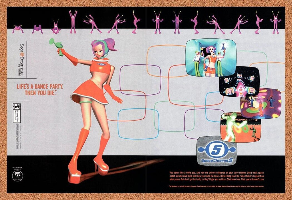 2002 Space Channel 5 Dreamcast Original Ad - for just $21.49! 